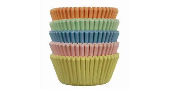 Cápsulas de Mini Cupcakes Tonos Pasteles (100) PME