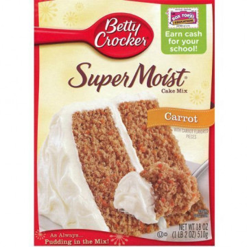 Mix de bizcocho de zanahoria Carrot Cake Betty Crocker