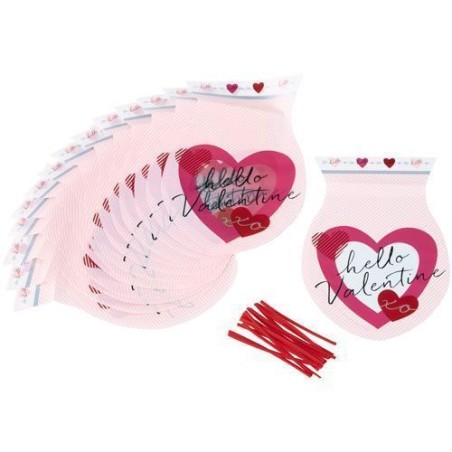Pack de 15 bolsas Hello Valentín Wilton