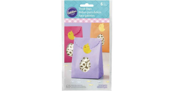 Pack de 6 bolsas de papel Pascua Wilton