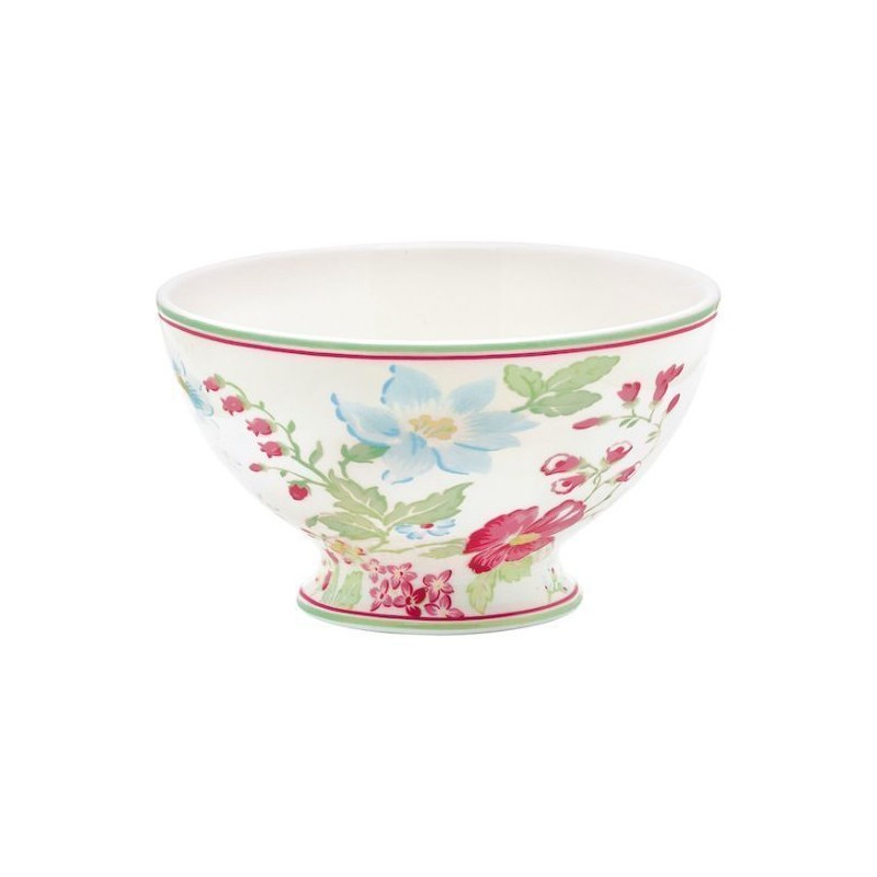 Bol de cerámica 14 cm Donna White Green Gate