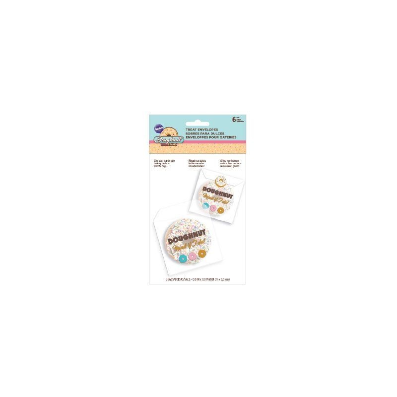 Pack de 6 Bolsas con cierre Donuts Wilton