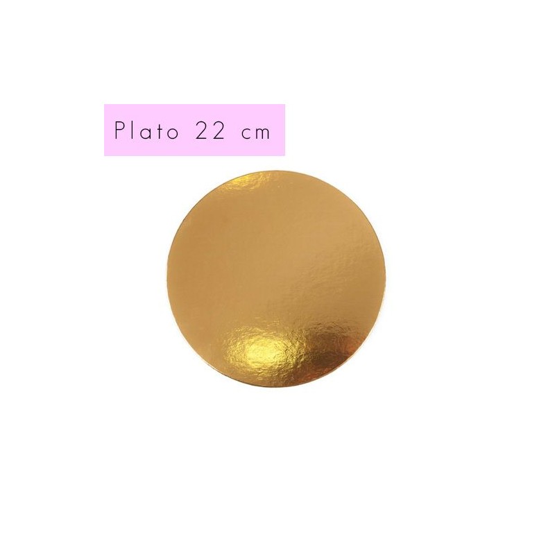 Bandeja plato oro 18 cm [CLONE] [CLONE]