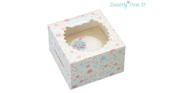 Cajas, pack 4 cajas para 1 cupcakes Sweetly does it