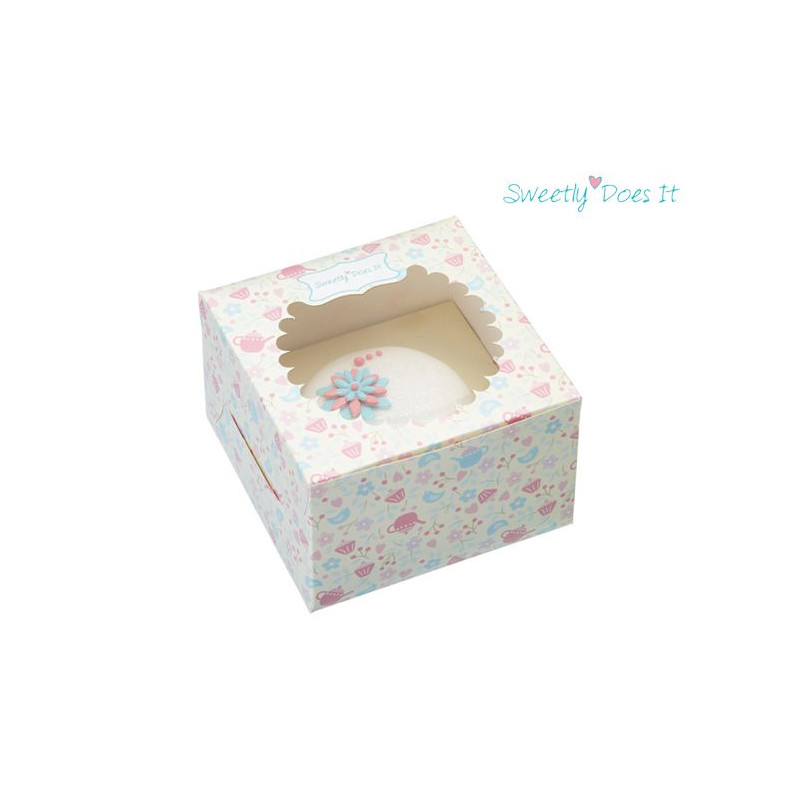 Cajas, pack 4 cajas para 1 cupcakes Sweetly does it