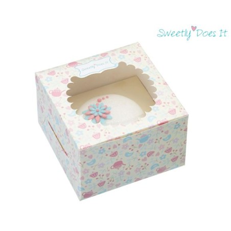 Cajas, pack 4 cajas para 1 cupcakes Sweetly does it