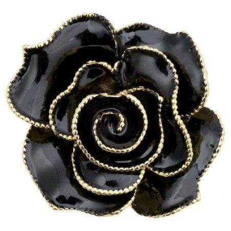 Broche Rosa Negra y Oro Servilletero Green Gate