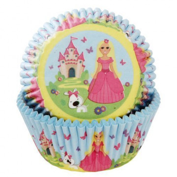 Cápsulas de cupcakes Princesa (50) House of Marie.
