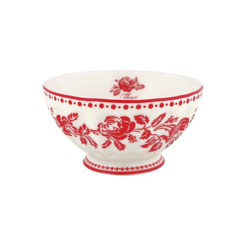 Bol de cerámica 13 cm Fleur Red Green Gate