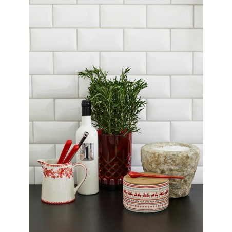 Lechera de cerámica 500 ml Fleur Red Green Gate