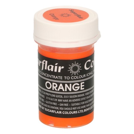 Colorante en pasta Orange Naranja Sugarflair