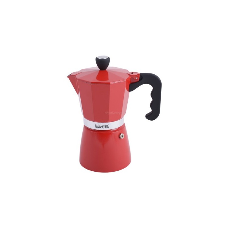 Cafetera Italiana 6 tazas Rojo La Cafetiere