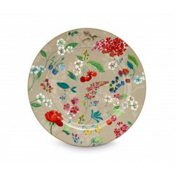 Plato de cerámica de 32 cm Hummingbirds Khaki Pip Stdio