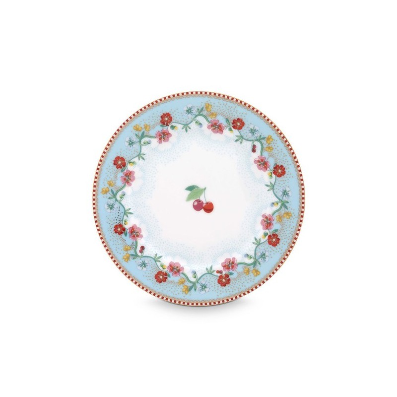 Plato de cerámica de 17 cm Cherry Blue Pip Stdio