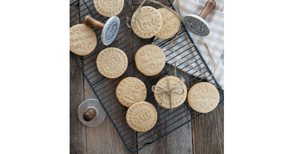 Sellos para galletas Greetings Heirloom Cookie Nordic Ware