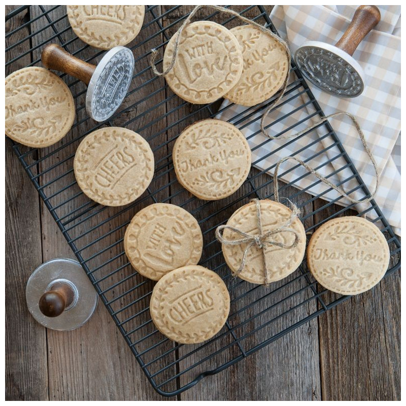 Sellos para galletas Greetings Heirloom Cookie Nordic Ware