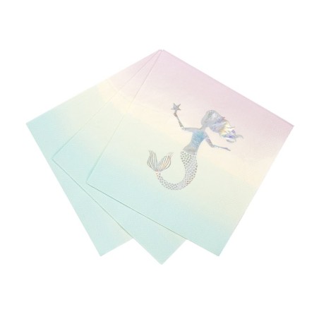 Servilleta de papel Sirena Mermaids