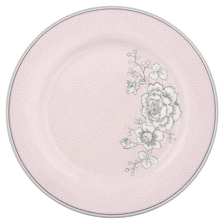 Plato de cerámica de 20 cm Ella Pale Pink Green Gate