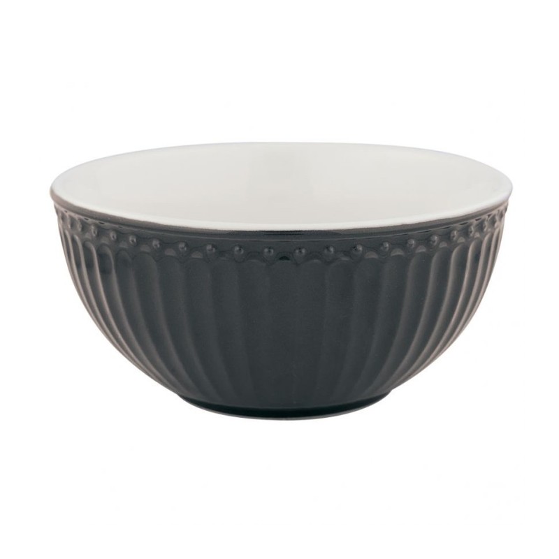 Bol de cerámica 14 cm Alice Dark Grey Green Gate