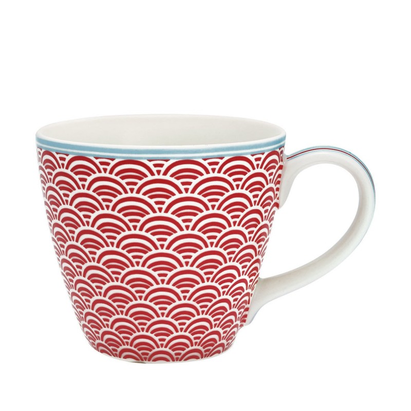 Taza con asa Nancy Red Green Gate