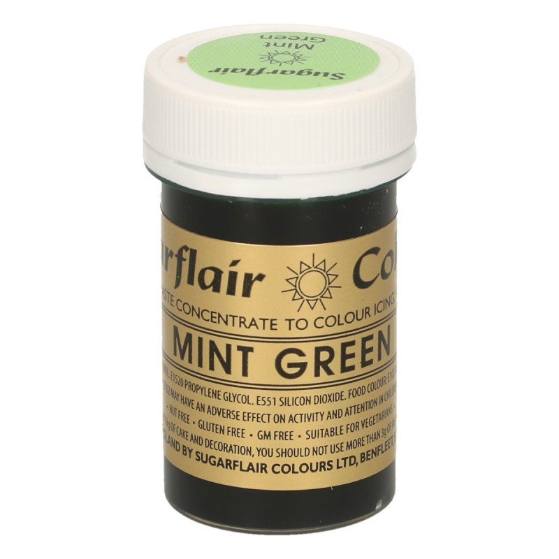 Colorante en pasta Mint Green Sugarflair
