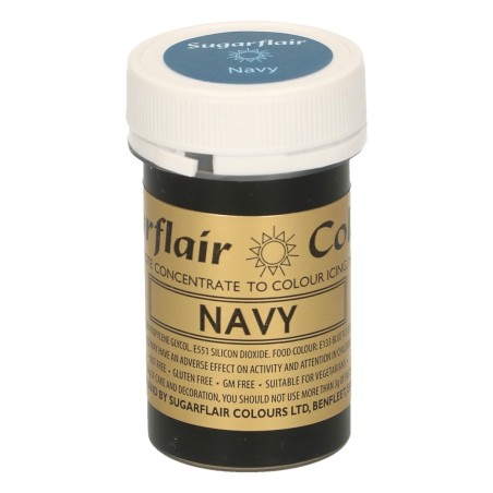 Colorante en pasta Navy Azul Marino Sugarflair