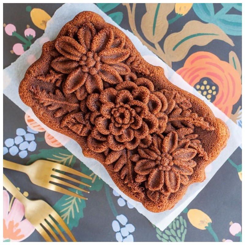 Molde Wildflower Loaf Pan Nordic Ware