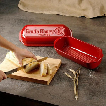 Molde de horno para pan rectangular Grande Crema Emile Henry
