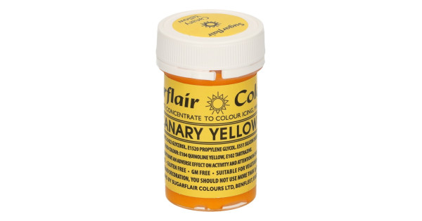 Colorante en pasta Canary Yellow Amarillo Canario Sugarflair