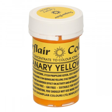 Colorante en pasta Amarillo Canario Canary Yellow Sugarflair