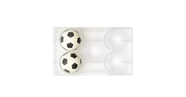 Molde de policarbonato Balón de Futbol 5.5 cm Decora italia