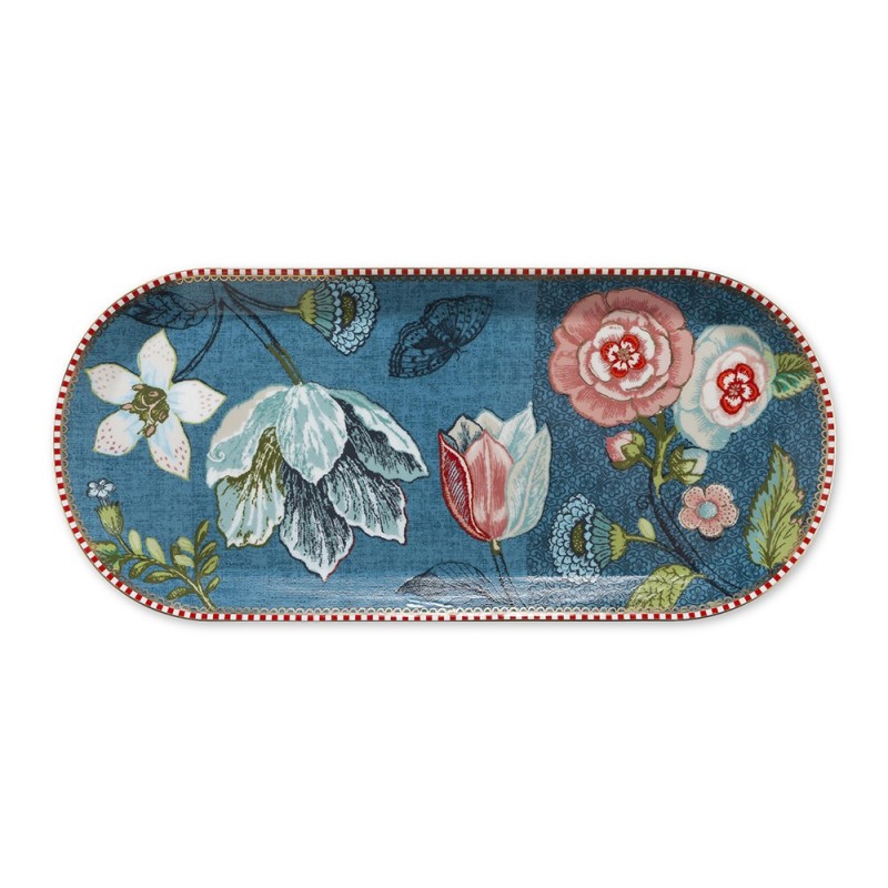 Bandeja ovalada de 33 cm Spring to Life Azul Pip Studio