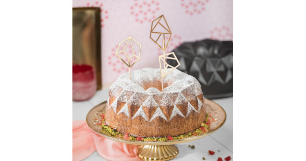 Molde redondo Bundt Cake Geometrico Kaiser