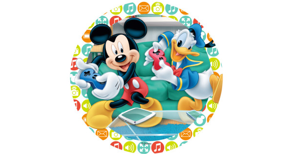 Oblea comestible Mickey y Donald Modecor