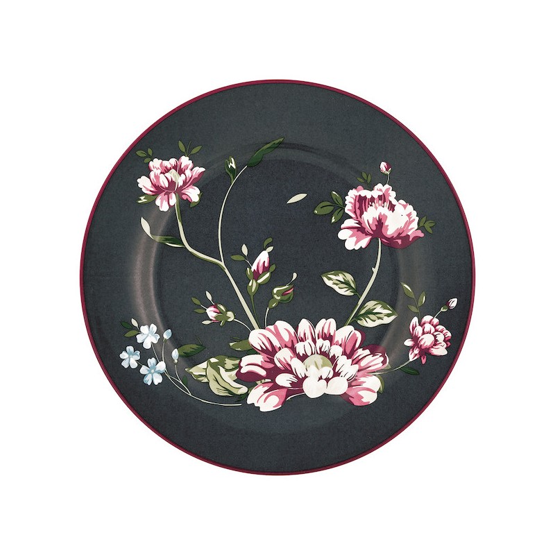 Plato de cerámica 20 cm Penelope Dark Grey Green Gate