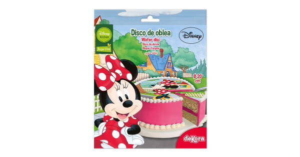 Oblea para tarta Minnie Mouse Dekora
