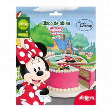 Oblea para tarta Minnie Mouse Dekora