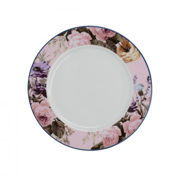 Plato de cerámica 19 cm Rosa y Flores Wild Apricity Creative Tops