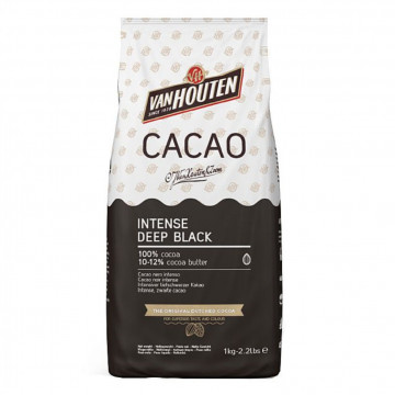 Cacao en polvo 100% Negro Intenso 1kg Callebaut