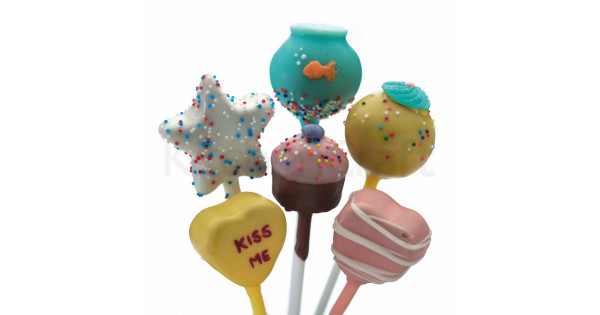 Molde silicona cakepops: redondo, cupcake, estrella y corazón Sweetly does it