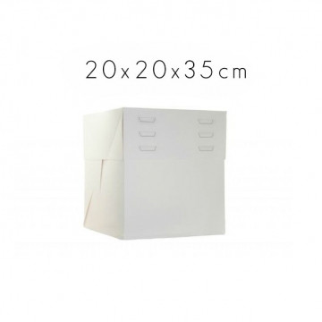 Caja para tartas de 20 cm con altura ajustable