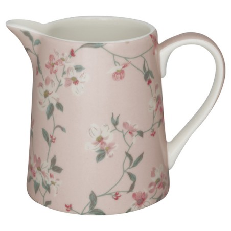 Lechera de cerámica 500 ml Jolie Pale Pink Green Gate