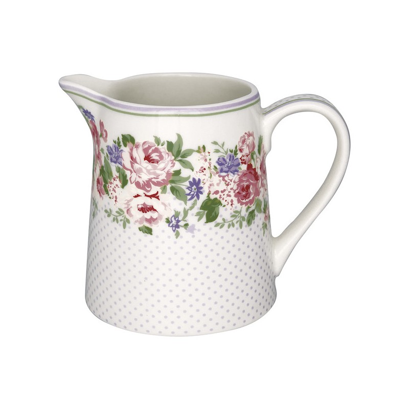 Lechera de cerámica 500 ml Rose White Green Gate