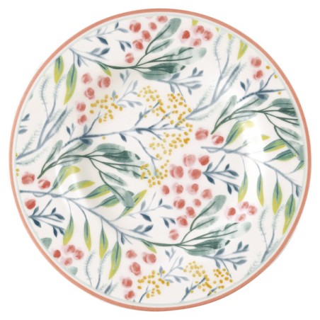 Plato de cerámica 15 cm Megan White Green Gate