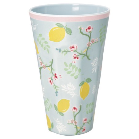 Vaso de melanina alto Limona Pale Blue Green Gate