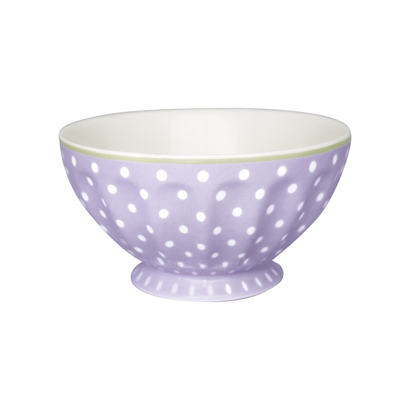 Bol de cerámica 13 cm Spot Lavendar Green Gate
