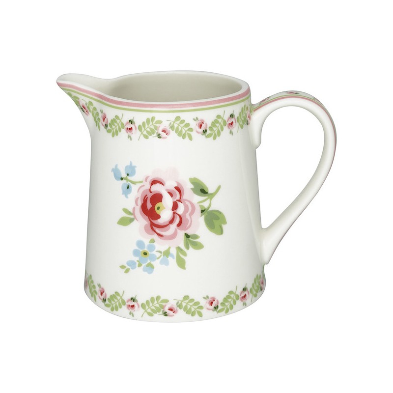 Lechera de cerámica 500 ml Lily Petit White Green Gate