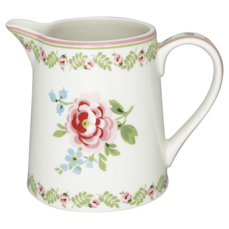 Lechera de cerámica 500 ml Lily Petit White Green Gate