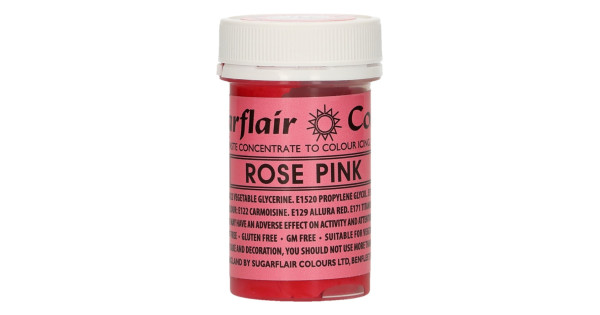 Colorante en pasta Rose Pink Rosa Sugarflair