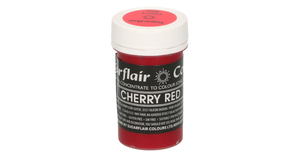Colorante en pasta Cherry Red Rojo Cereza Sugarflair